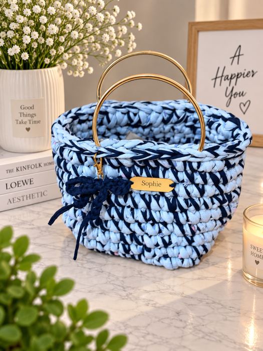Blue Mix Mini Bag