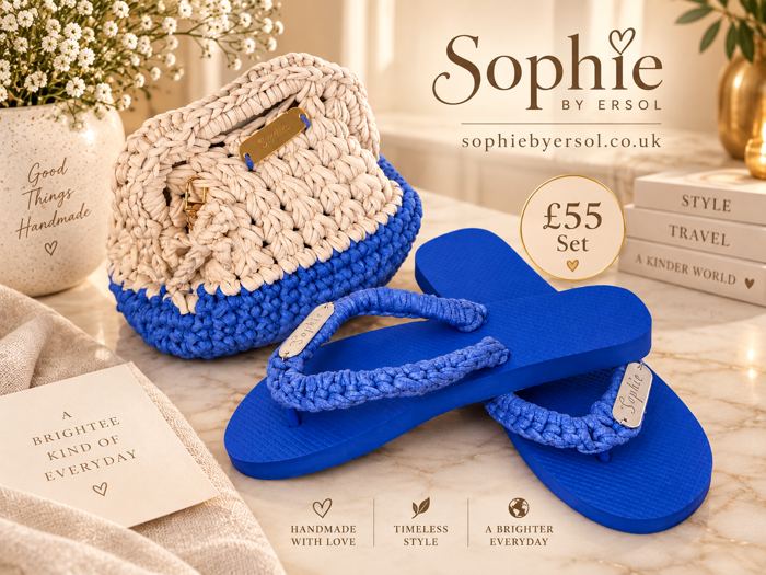 Blue & White Small Purse Set